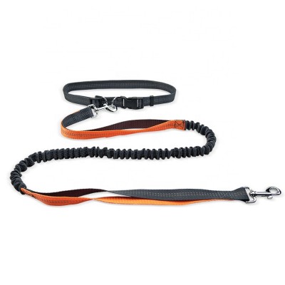 Hands Free Dog Leash with Adjustable Waist Belt for Running Hiking